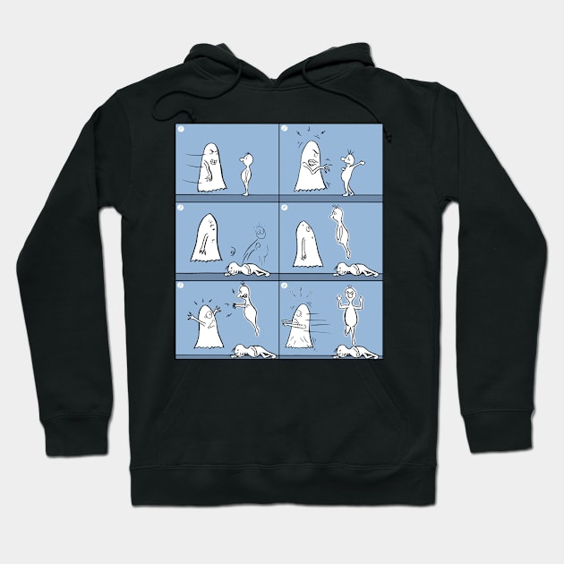 The meeting of the ghosts Hoodie by matan kohn